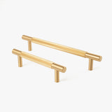 Etch Knurled Brass Handle