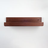 Oaklyn Black Walnut Shelf with Key Holder