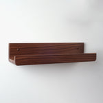 Oaklyn Black Walnut Shelf with Key Holder