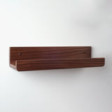 Oaklyn Black Walnut Shelf with Key Holder
