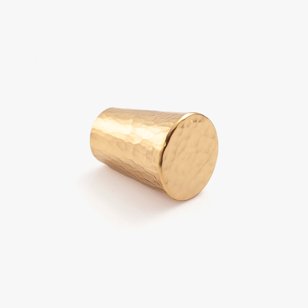 Adamo Hammered Brass Pull