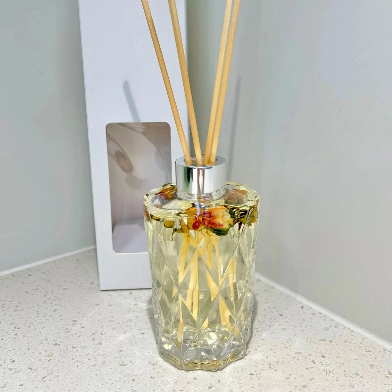 Glass Geo Vintage Style Reed Diffusers