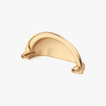 Crescent Cup Pull Handle Gold