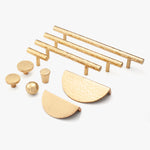Solid Brass Hammered Collection
