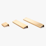 Overlap Pull Handle Brushed Gold