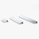 Overlap Pull Handle Silver