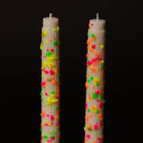 Confetti Taper Candles