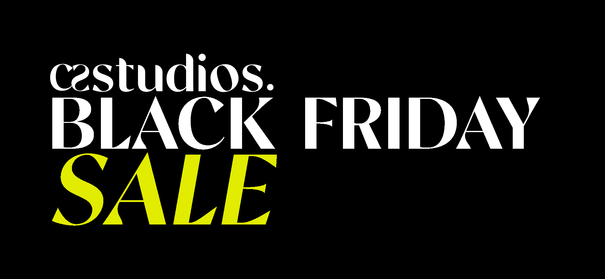 Black Friday Sale