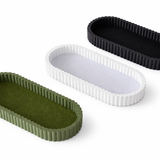 Ripple Oval Home Decor Dish