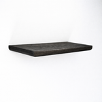 American Oak Shelf with black wash on white background