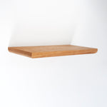 American Oak Shelf on white background
