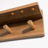 Welcome Wall Mounted Shelf & Coat Hook - Personalised