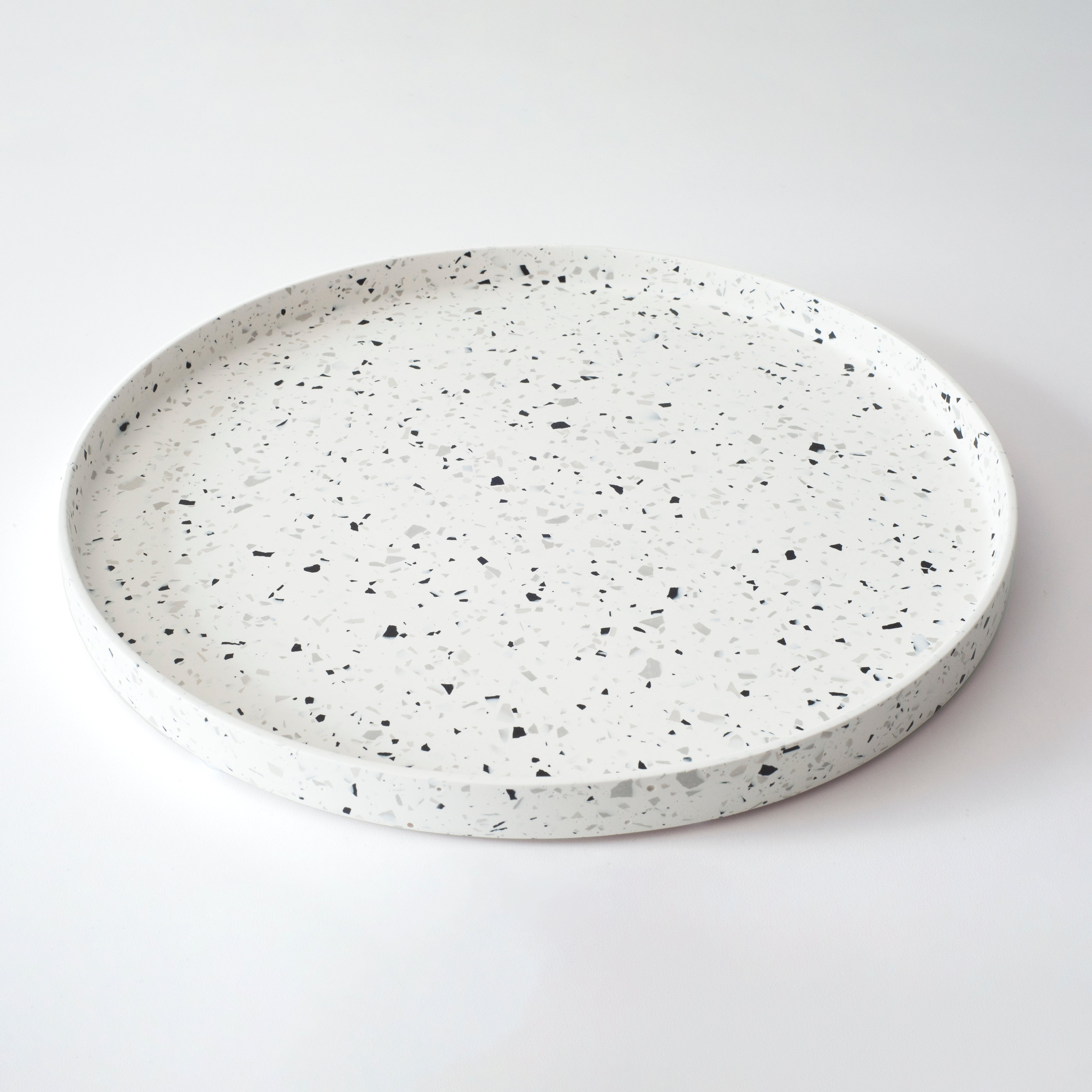 Salt and Pepper Terrazzo Dish