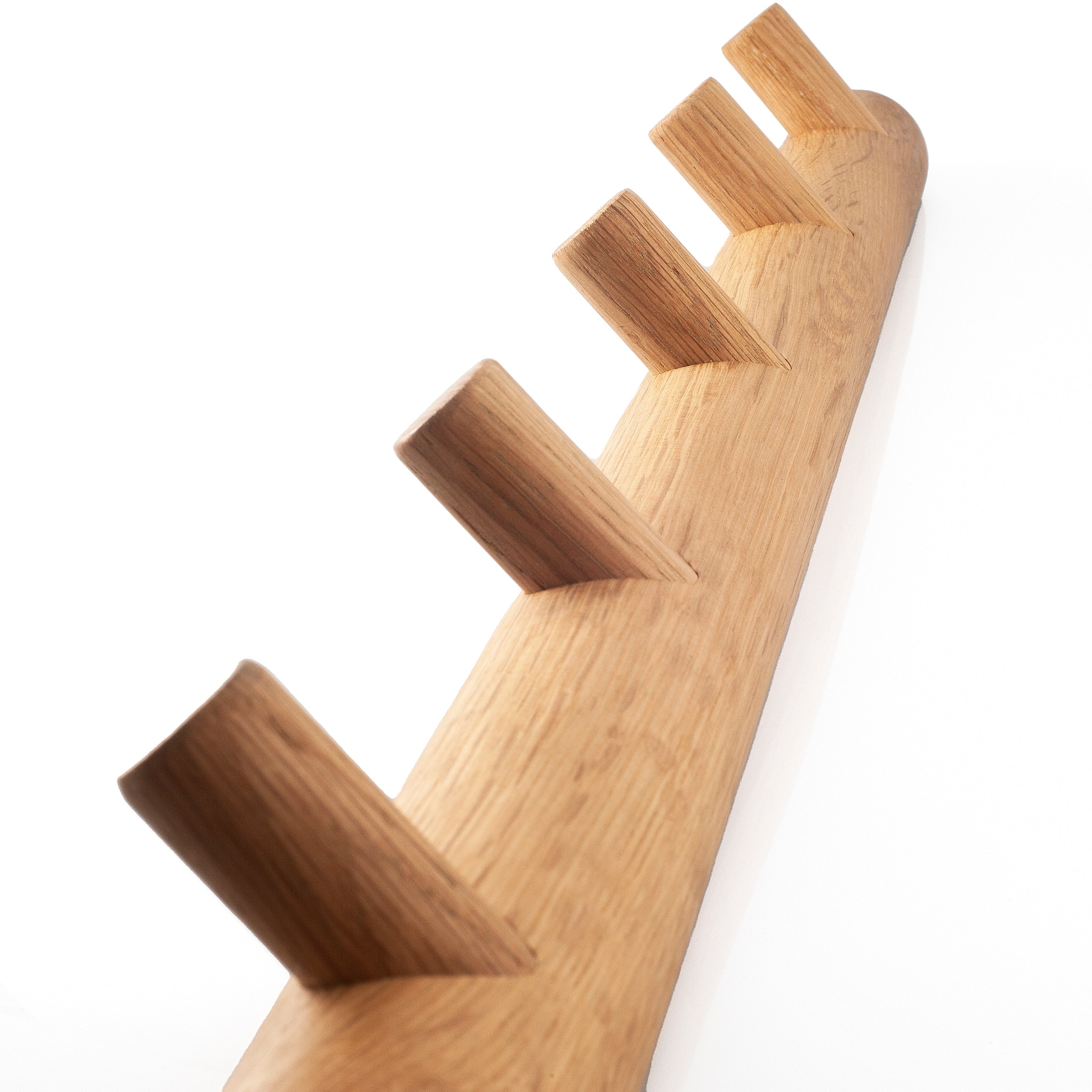 Reggie Oak Coat Hook Coat Rack – C S Studios - Main Image