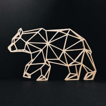 Bear 3D Printed Animal Wall Decor