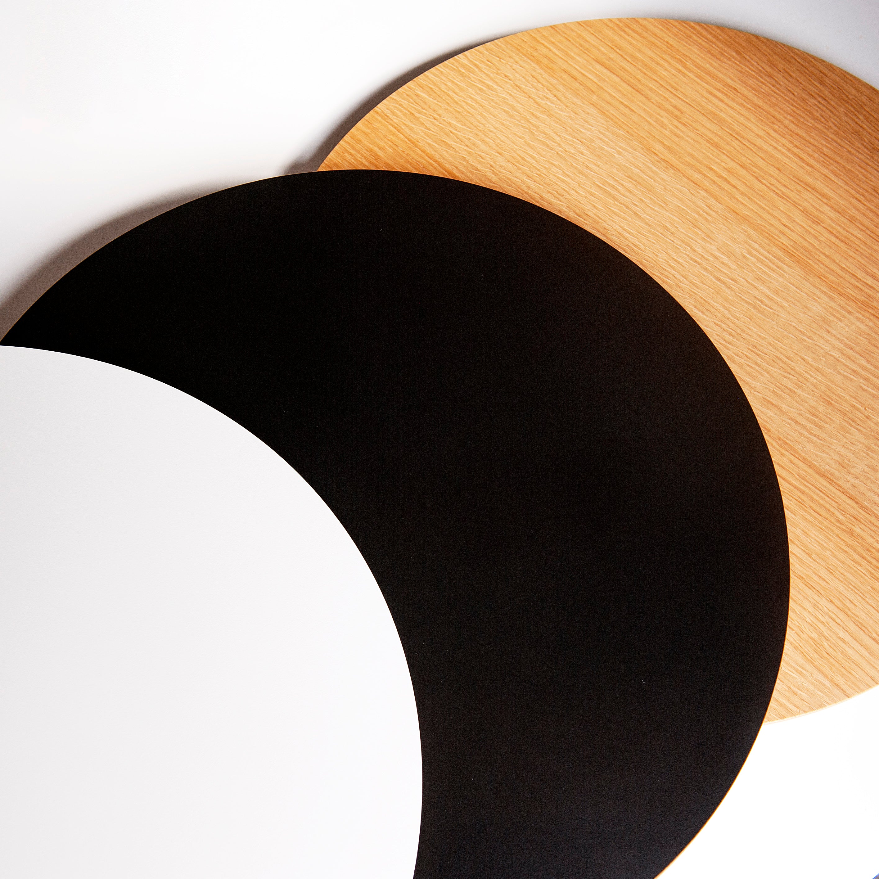 Side Table - Top Colour Options - White, Black, Oak