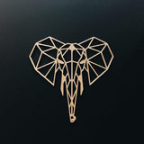 Elephant Head 3D Printed Animal Wall Decor