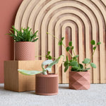 Piko Diamant Japan Terracotta - Set of 3 Planters