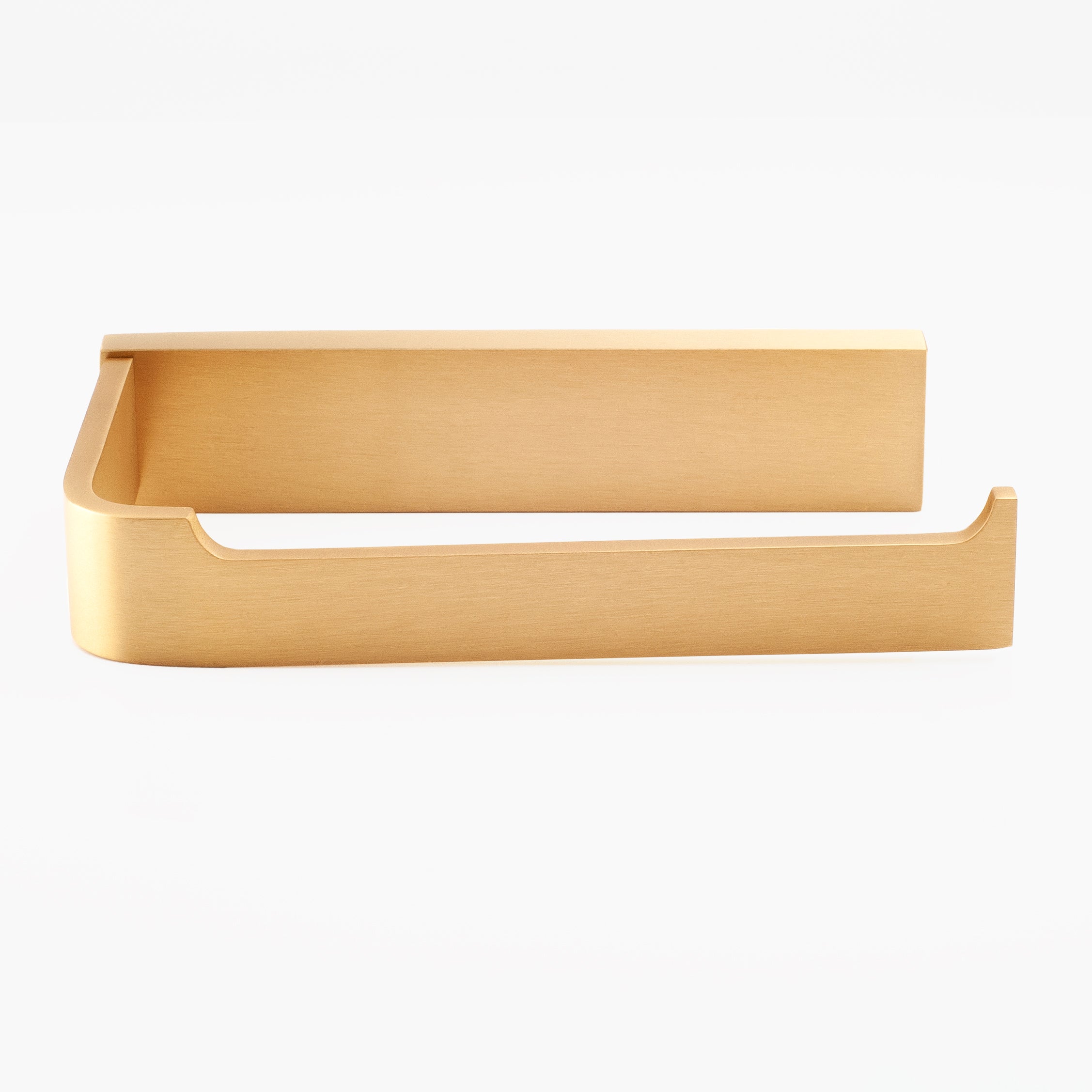 Aura Soild Brass Toilet Roll Holder