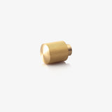 Status Knurled Knob Brass