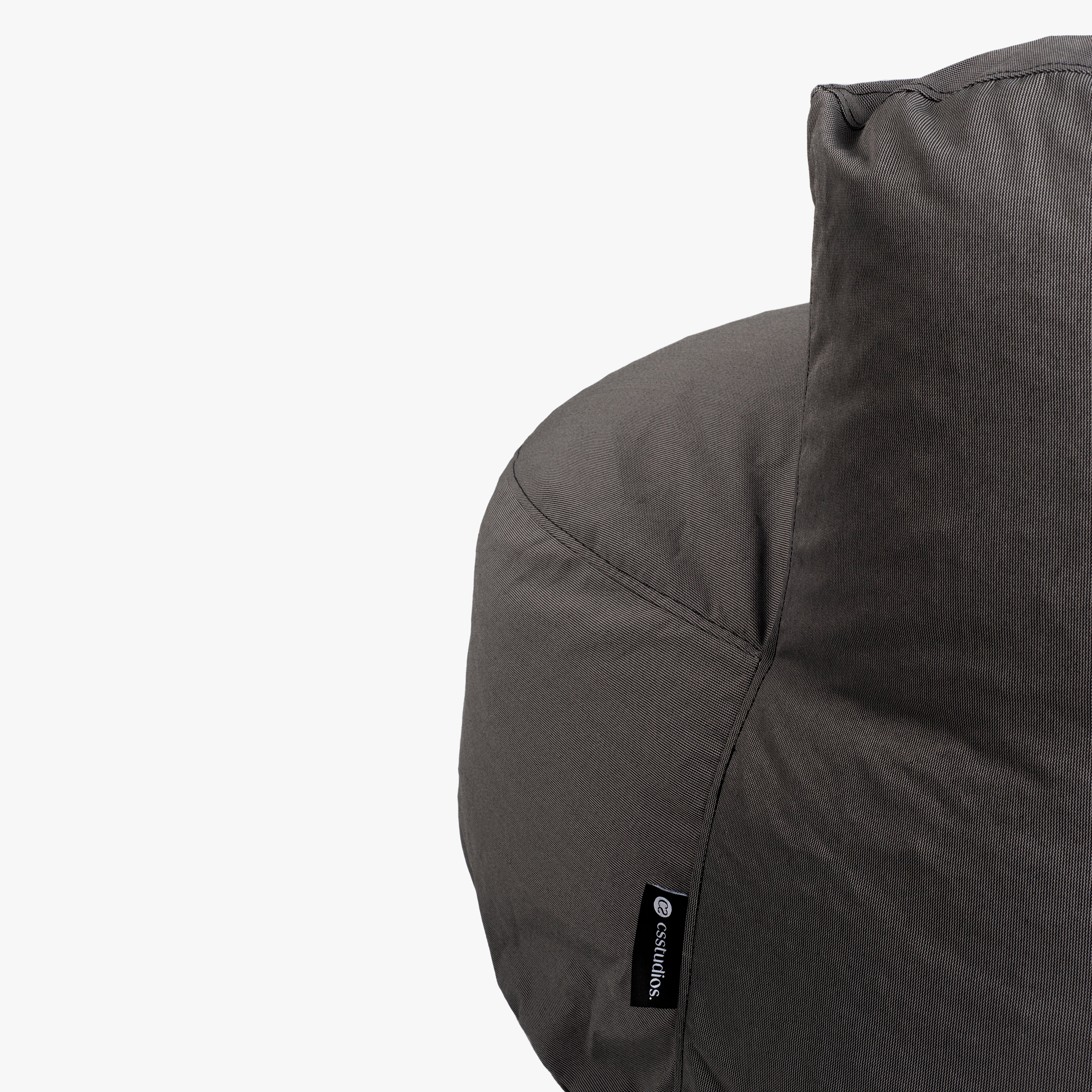 Vibe Graphite Outdoor Bean Bag Chair